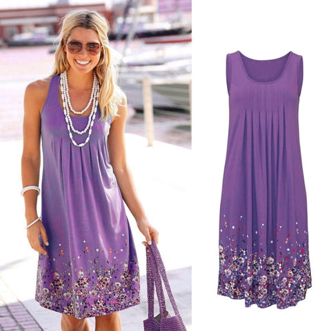 Summer Chiffon Dress 2019 Boho Style Beach Dress Fashion Short Sleeve V-neck Polka Dot A-line Party Dresses Sundress Vestidos