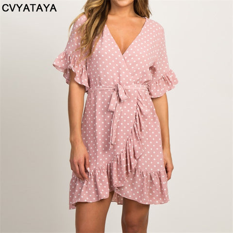 Summer Women Lace Dress Sexy Backless V-neck Beach Dresses 2019 Fashion Sleeveless Spaghetti Strap White Casual Mini Sundress