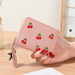 2019 Tassel Women Wallet Small Cute Wallet Women Short Leather Women Wallets Zipper Purses Portefeuille Female Purse Clutch