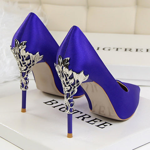 MCCKLE Plus Size Female Ankle Strap High Heels Flock Gladiator Shoes Thick Heel Fashion Women Party Wedding Pumps Drop Shipping