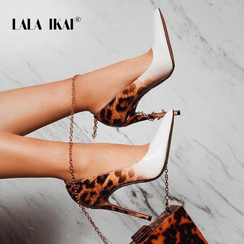 MCCKLE Plus Size Female Ankle Strap High Heels Flock Gladiator Shoes Thick Heel Fashion Women Party Wedding Pumps Drop Shipping